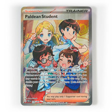 Pokemon - Paldean Student - 230/091 - SV Paldean Fates - Full Art Trainer Card
