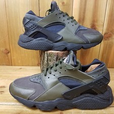 Nike Air Huarache PRM Olive Black Trainers Mens UK Size 8.5 EU 43