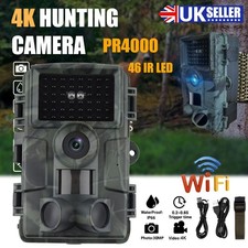 58MP Wildlife Trail Camera 4K 1080P Game Night Vision Outdoor Motion Hunting Cam