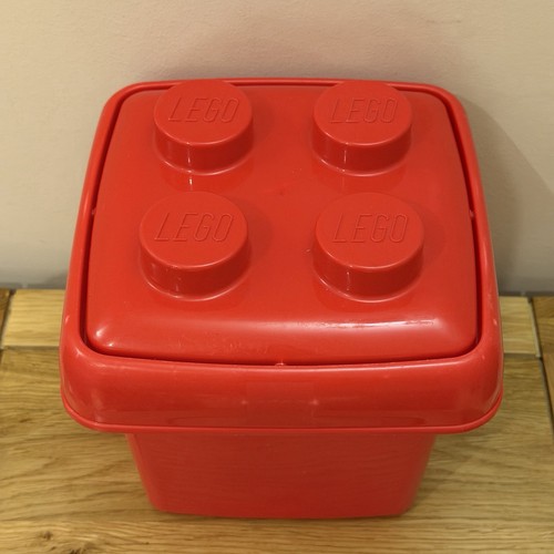 Lego storage brick red - brick, 4