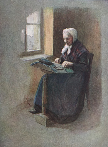 Old lace maker - maker, ghent