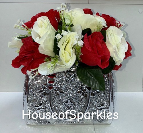 Crushed diamond silver crystal - crushed,