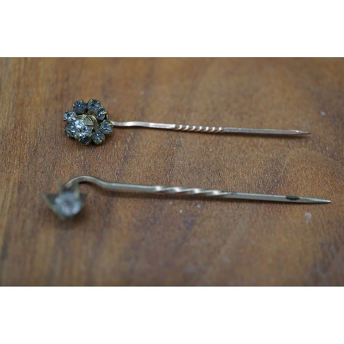 Antique victorian hat pins - victorian,