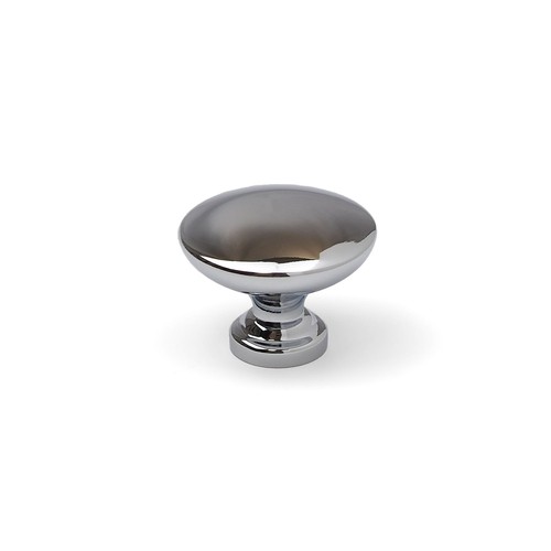 Polished chrome cabinet knob - polished,