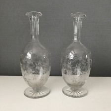 Pair Webb Stourbridge Amphora