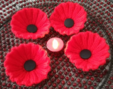 NEW Hand Knitted Red