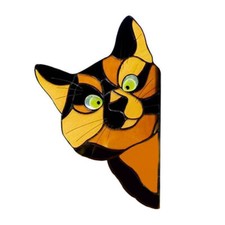 Cat Stained Acrylic Sun