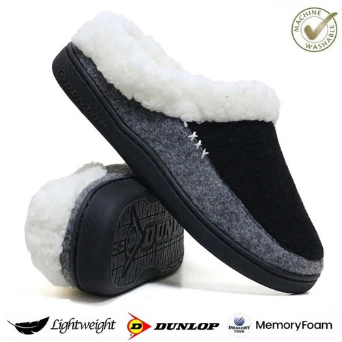 Dunlop mens slippers winter - slippers,