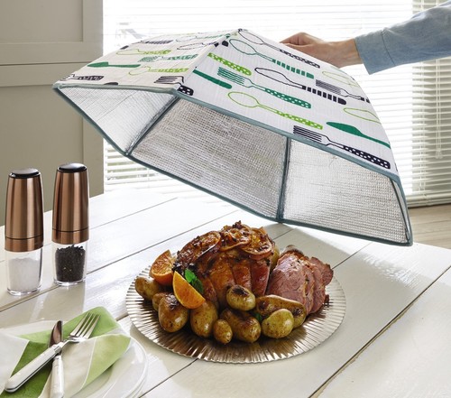 Pop food cover dome - up,