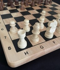 New Wooden Chess Board And
