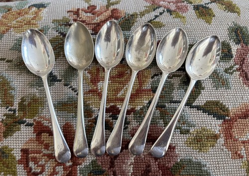Antique epns tea spoons - 6,