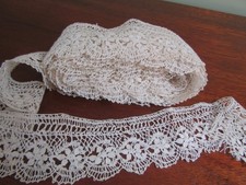 Vintage Maltese Lace Trim Unused 1 7/8" x 230 inches (  5 x 584 cm )