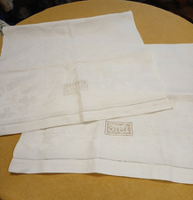 pair Irish damask Linen Large