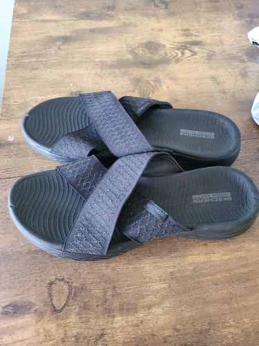 Skechers size black goga mat - goga,