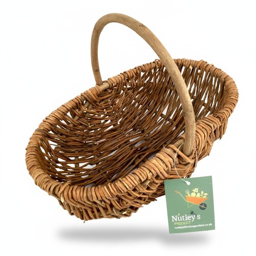 Willow vegetable trug basket - willow,