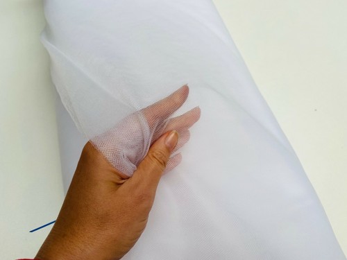 White tutu tulle fabric - tulle, mesh