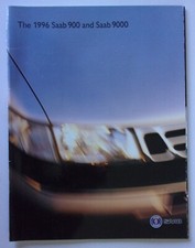 SAAB RANGE orig 1996 UK Mkt Sales Brochure - 900 9000 Aero Griffin Convertible