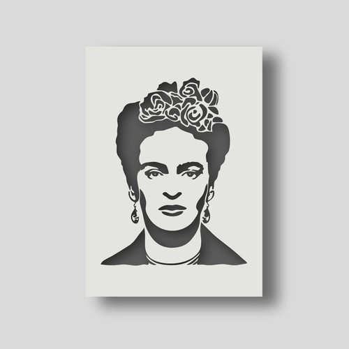 Reusable frida kahlo - reusable,