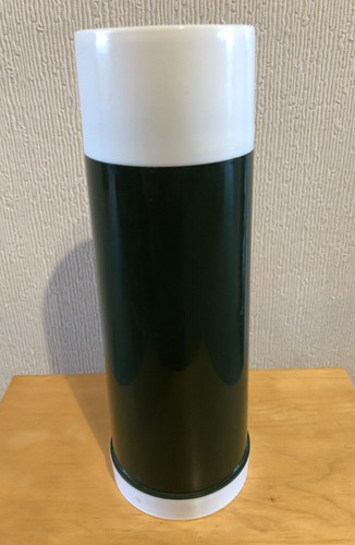 Vintage dark green vacuum - vintage,