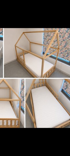 Montessori house bed frame - house,