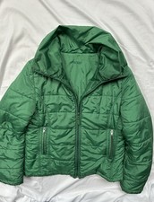 Ladies Hobbs Green Puffer Zip
