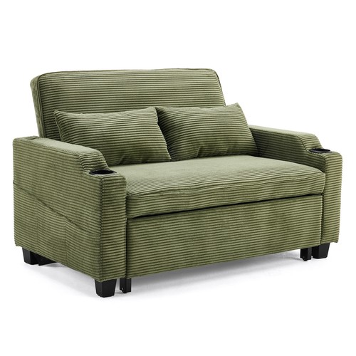 Seater sofa bed - green, living