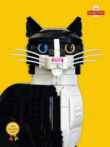Whiskers lego tuxedo cat 21349 - tuxedo,