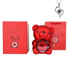 Teddy bear with - teddy, rose