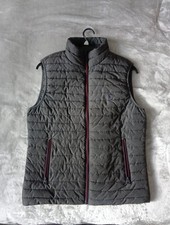 Joules Men’s Grey Padded Gilet Bodywarmer Jacket Size Medium Warm Lightweight