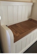 Painted White/Brown Large