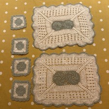 Laura Ashley hand-crocheted