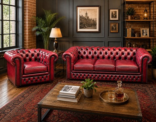 Oxblood genuine leather - oxblood,