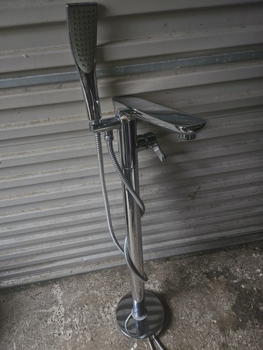 Modern chrome freestanding - chrome,