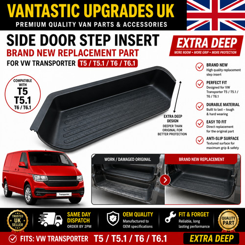New sliding door - side, step