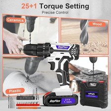 Cordless Drill Set 21V 1.5Ah