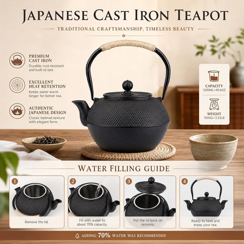 Japanese tetsubin cast - tetsubin,