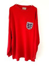 England Retro Away Shirt 1996. XL. Toffs. Red Adults Football Top Only.