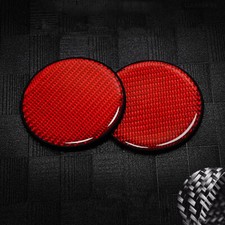 2x Red Car Cup Holder