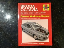 SKODA OCTAVIA Diesel Models 2004 to 2012 SERVICE REPAIR MANUAL BY HAYNES