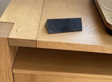 Irish Vintage Marble Slab Paperweight with Felted Base Weighs 375g Ornament