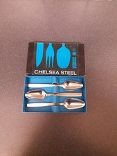 VINTAGE VINERS CHELSEA CUTLERY 6 GRAPEFRUIT SPOONS STAINLESS STEEL Sheffield vgc