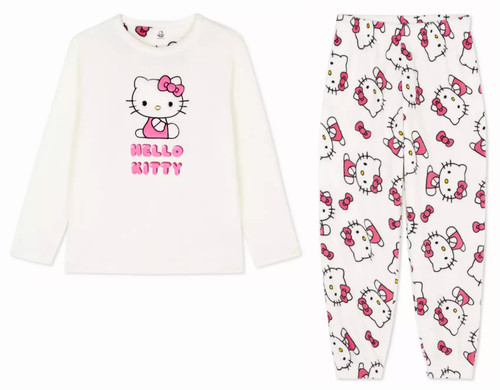 Ladies fleece pyjamas - fleece, hello