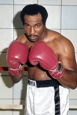 Earnie Shavers Poses For A