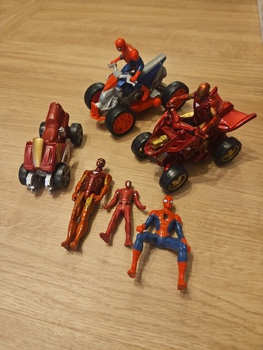 Marvel hasbro iron - man, spider