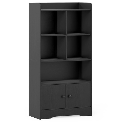 Door bookshelf freestanding - 2-door,