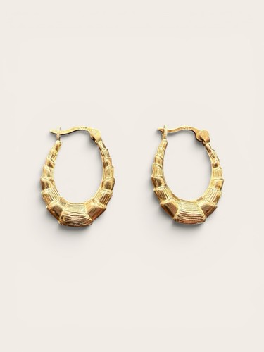 Vintage 9ct gold - 9ct, bamboo