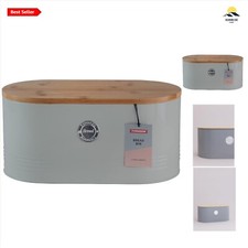 Living Grey Bread Bin - Sturdy