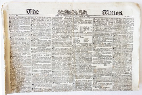 The times london october - the, 7th