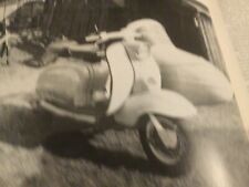 LAMBRETTA LI150 SERIES ONE WATSONIAN SPORTS SIDECAR MOTORCYCLE ARTICLE