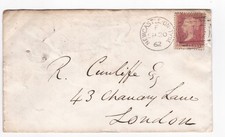 1862 penny red - 1862,